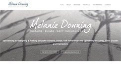 Desktop Screenshot of melaniedowning.co.uk